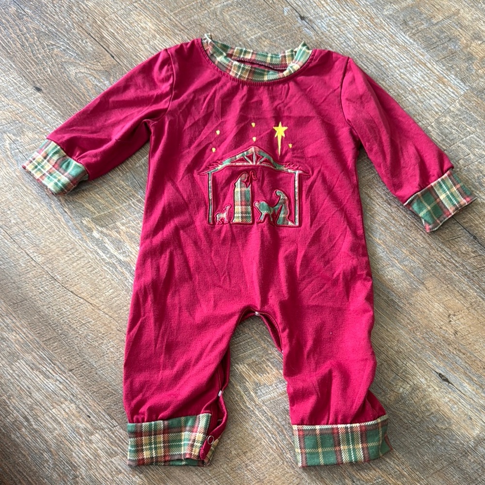Baby boy Christmas outfit